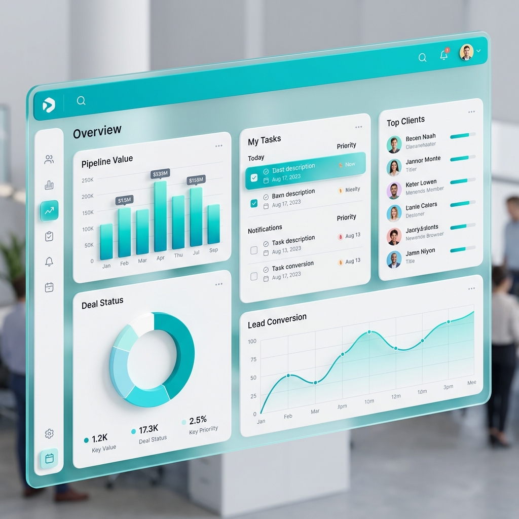 Dashboard CRM Premium